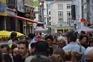 Shoppingstreet in Ghent